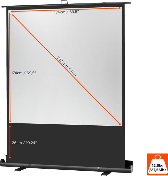 Produktbild Celexon Ultramobil Plus Professional (96", 1:1)