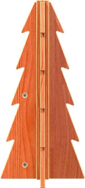 Produktbild VidaXL Weihnachtsbaum Holz Tannenbaum Deko Holzbaum 49cm Massivholz Kiefer