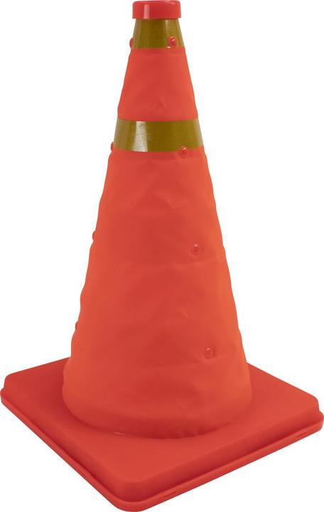 Actual product image Dönges Folding traffic cone, height 400 mm, partially reflective