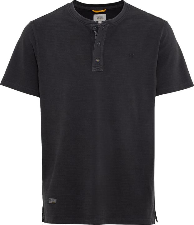 Camel Active Kurzarm Henley aus reiner Baumwolle (S)