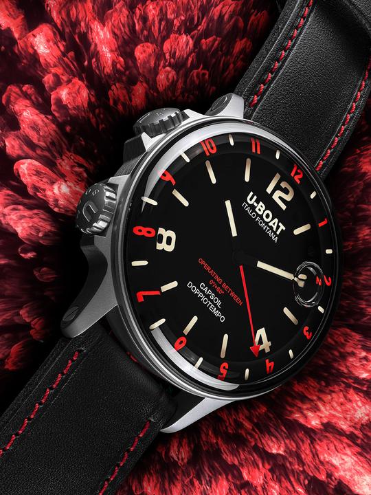 Image du produit U-Boat 9674 Capsoil Doppioempo SS GMT (Montre analogique, 55 mm)