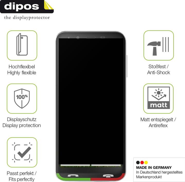 Actual product image Dipos Full Cover Screen Protector Matte (1 Piece, Emporia SUPEReasy)