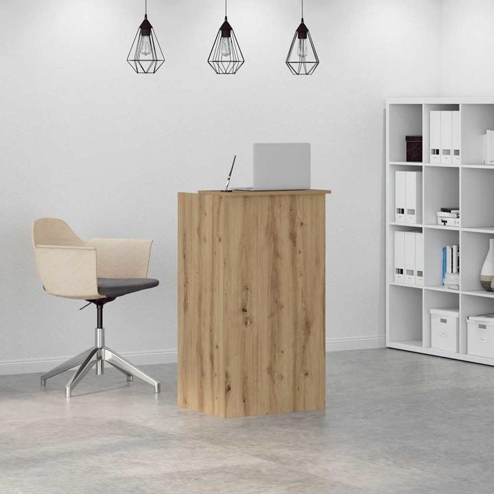 Produktbild VidaXL Empfangstheke Artisan-Eiche 55x50x103,5 cm Holzwerkstoff Empfangstresen