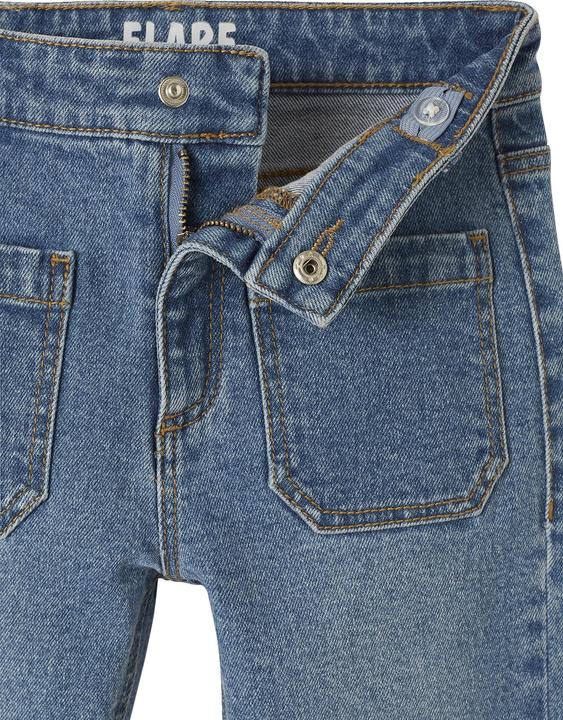 Vertbaudet Mädchen Flare-Jeans, 7/8