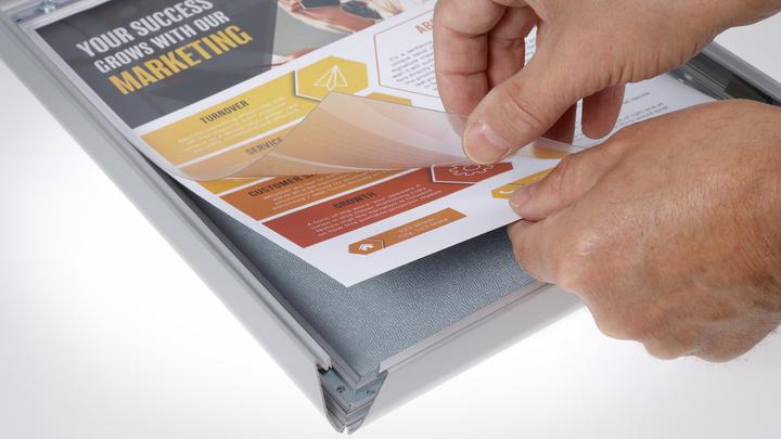 Actual product image Europel Poster frame, DIN A3, 25 mm, graphite grey