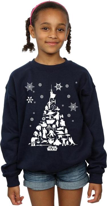 Produktbild Star Wars Christmas Tree Sweatshirt Mädchen (128)