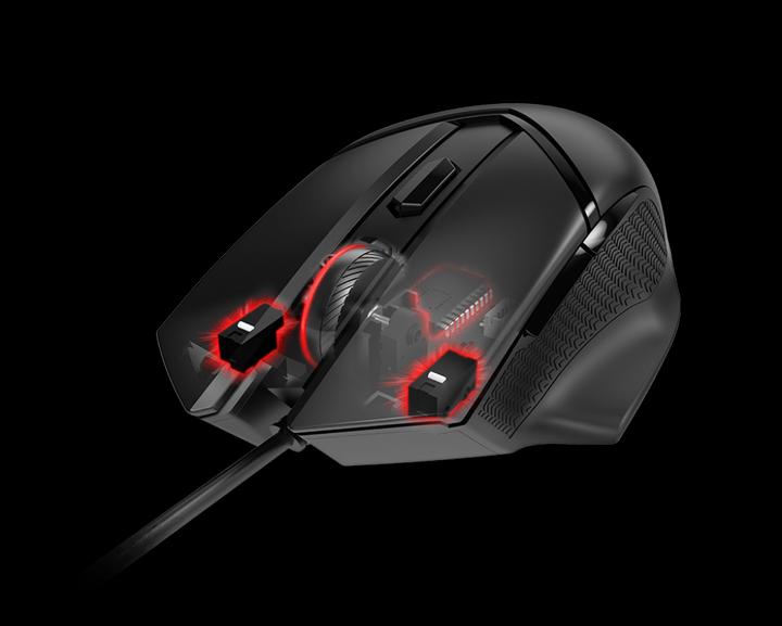 Actual product image MSI Clutch GM20 Elite (Cable)