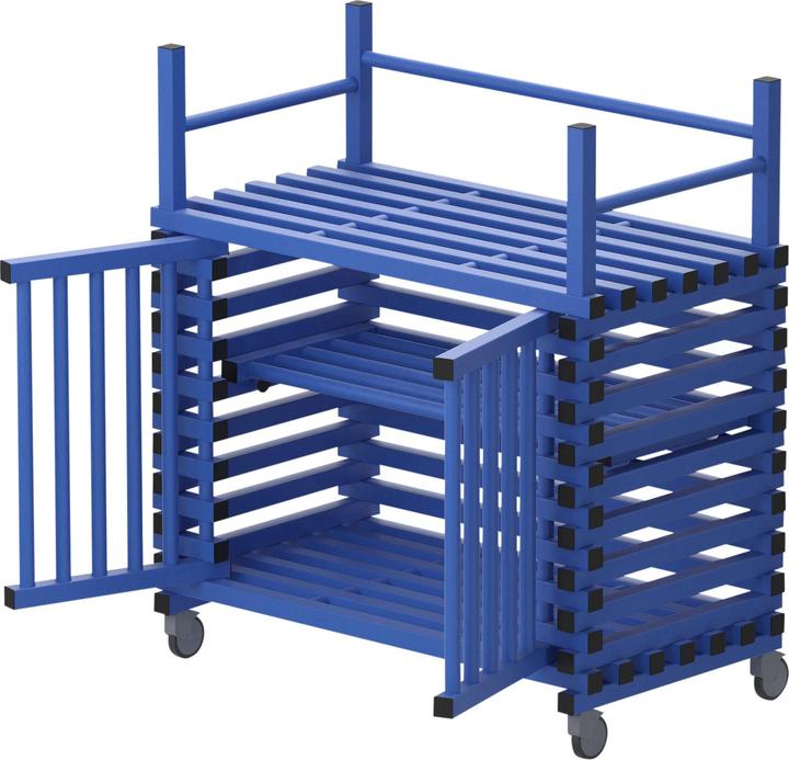 Sport-Thieme Regalwagen für Schwimmbad-Equipment