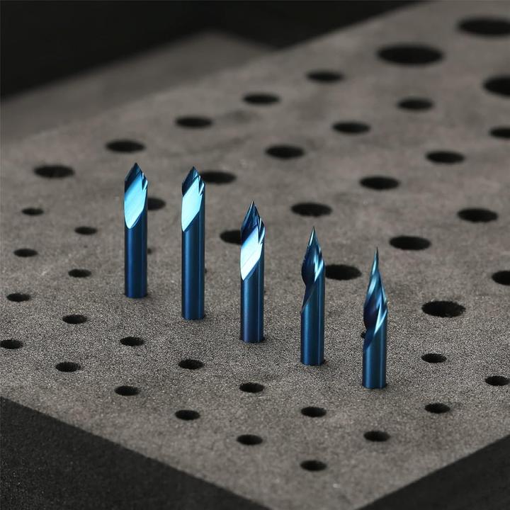 Produktbild Genmitsu 5 Stück V-Nut-CNC-Fräser VG05B