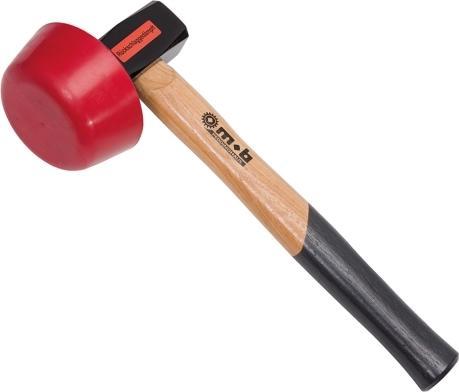 Produktbild Peddinghaus Plattenlegerhammer 'Komfort' mit Eschenstiel auswechselbarer Spezial-Gummiaufsatz (2350 g)