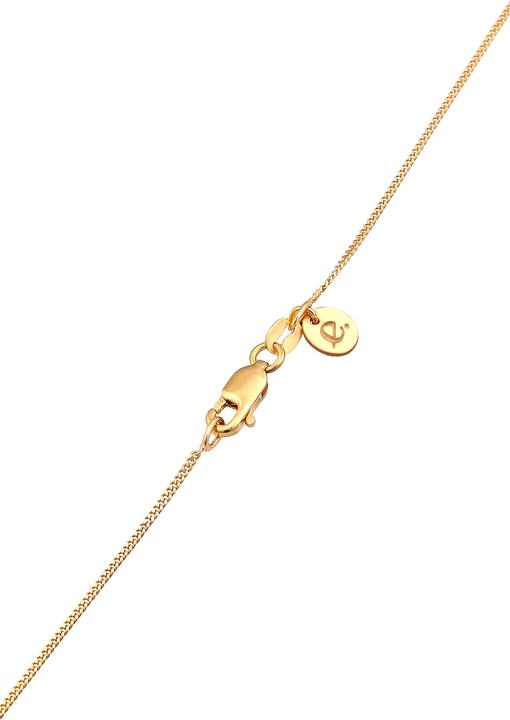 Immagine prodotto Elli Collana PREMIUM solitario morganite gemma argento 925 placcato oro (Argento 925)