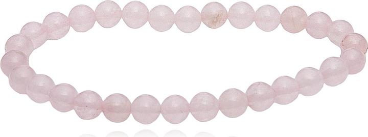 Leyda Bracciale Quarzo Rosa (18 cm, Pietra)