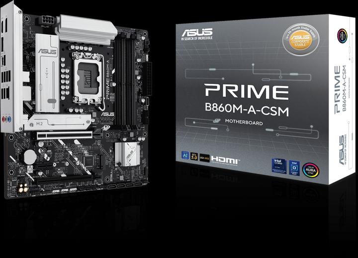 Produktbild ASUS PRIME B860M-A-CSM (LGA 1851, Intel B860, mATX)