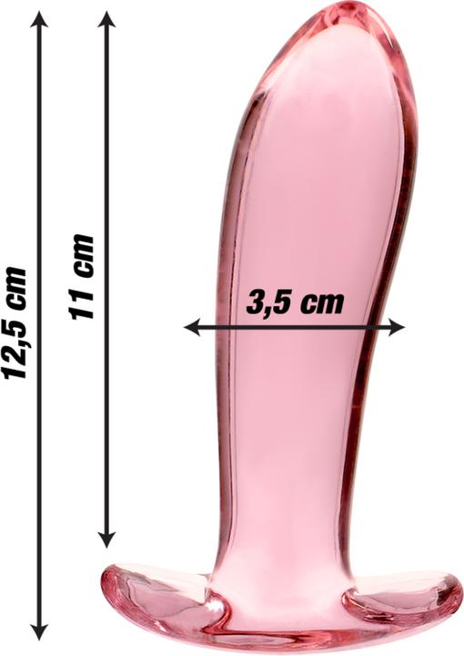 Produktbild Ibiza NEBULA SERIES BY ™ - MODELL 5 ANALPLUG BOROSILIKATGLAS 12,5 X 3,5 CM ROSA