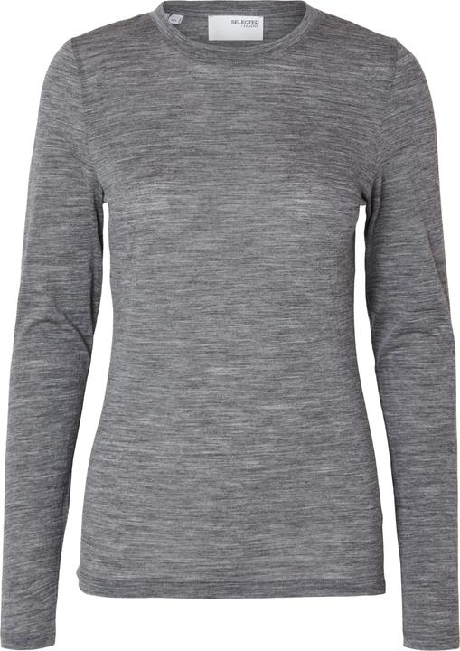 Produktbild Selected Femme 100% Woll Oberteil mit langen Ärmeln (L)