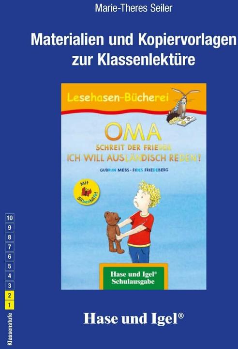 Actual product image Begleitmaterial: OMA, schreit der Frieder. ICH WILL AUSLÄNDISCH REDEN! / Silbenhilfe (German, Marie-Theres Seiler, 2020)