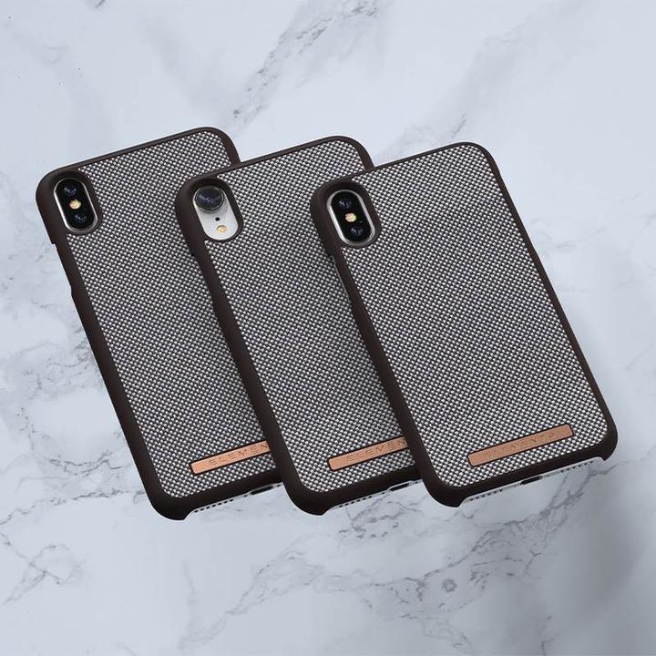 Productafbeelding Nordic Elements Saeson Idun - iPhone XR (Donkerbruin Patroon 1) Doek Etui (Apple iPhone XR)