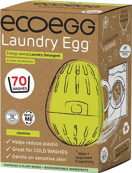 Actual product image Ecoegg Washer Jasmine (70 Washing cycles, Laundry beads)