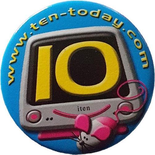 Actual product image Generic Number 10th Birthday Badge