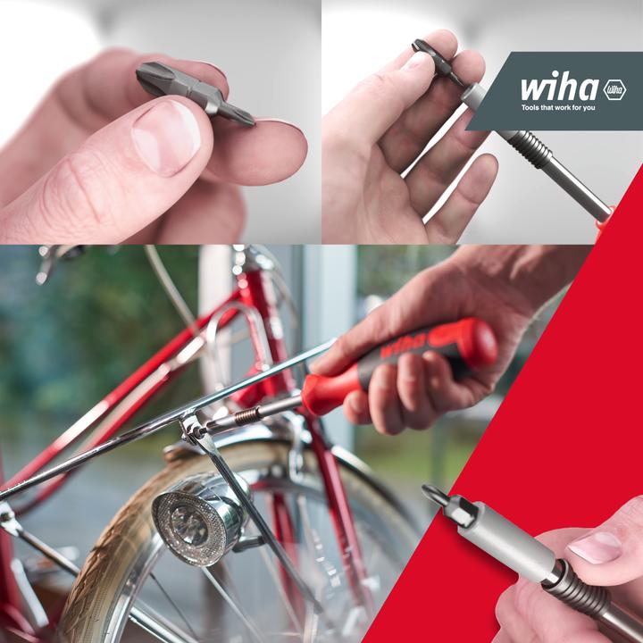 Produktbild Wiha Schraubendreher mit Bit Magazin (Torx (TX), Phillipps-Kreuzschlitz (PH), Pozidriv-Kreuzschlitz (PZ), Hex, Schlitz, Vierkant)