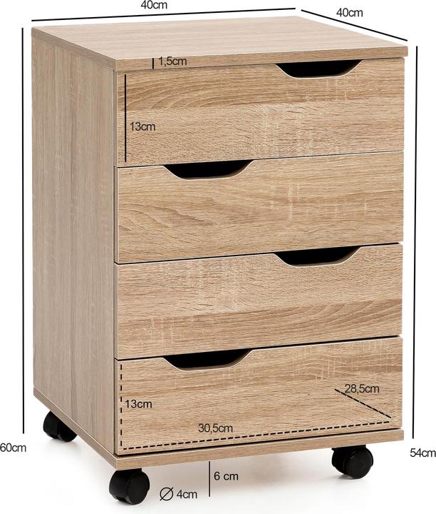 Actual product image FineBuy Tamino (40 x 40 x 60 cm)