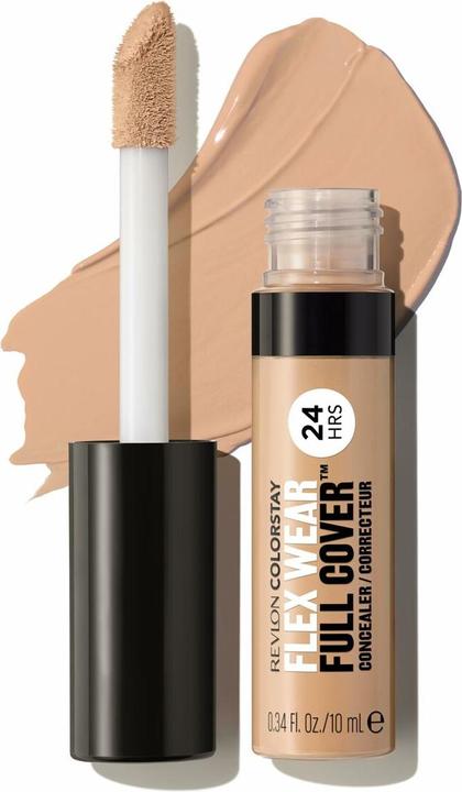 Actual product image Revlon ColorStay Flex Wear Full Cover Non-Creasing Concealer with Hyaluronic Acid and Vitamin E 0.34 (Nº 50 Medium Deep)