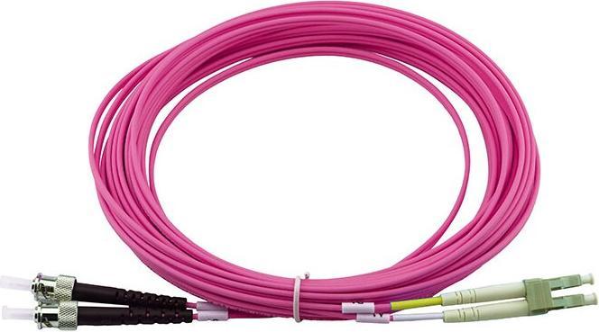 Produktbild BlueOptics Duplex LWL Patchkabel LC-ST Multimode OM4 50 Meter (50 m)