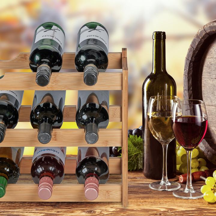 Produktbild Relaxdays Weinregal (45 x 23.5 x 30 cm, 12 Fl.)