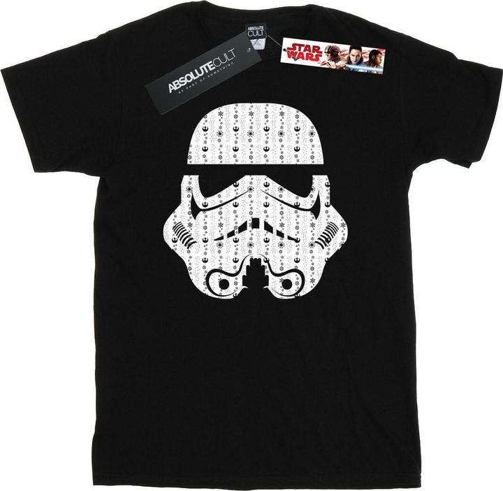 Star Wars Christmas Stormtrooper Helmet TShirt (S)