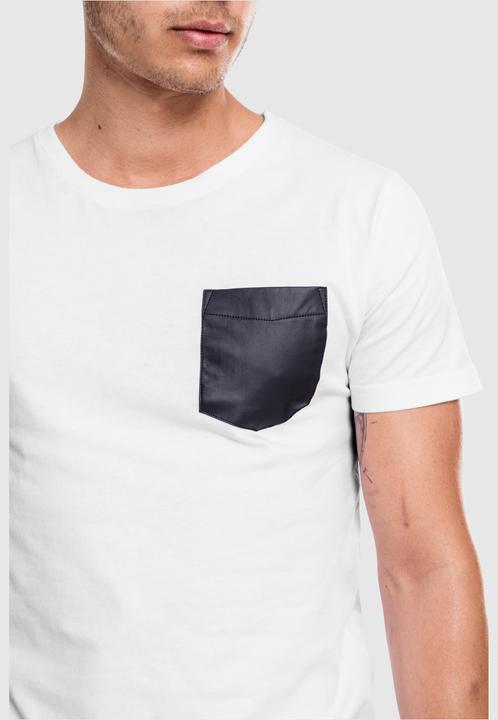 Image du produit Urban Classics Synthetic Leather Pocket Tee (S)