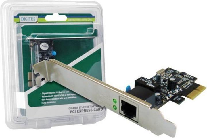 Immagine prodotto Digitus Scheda Gigabit Ethernet PCI Express, 2 porte (PCI-E x1)