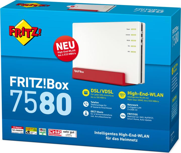 Actual product image AVM FRITZ!Box 7580