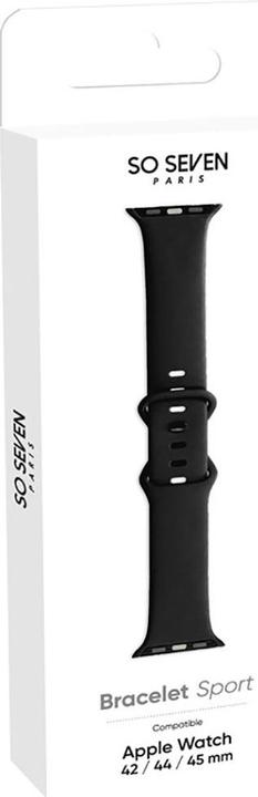 Produktbild So Seven BRACELET SPORT APPLE WATCH 42/44/45MM NOIR (Kunststoff)