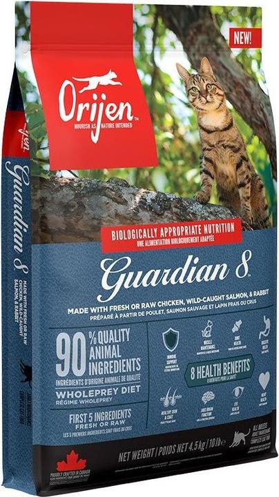 Actual product image Orijen Dry food Cat Guardian 8, 4.5 kg (Adult, 1 pcs., 4500 g)