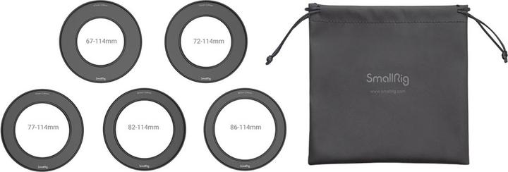 Produktbild SmallRig Screw-In Reduction Ring Set with Filter Thread (67mm/72mm/77mm/82mm/86mm-114mm) for Matte Box 2660 3