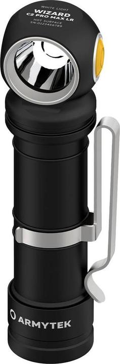 Produktbild ArmyTek Wizard C2 Pro Max LR Warm LED Taschenlampe mit Gürtelclip, mit Holster akkubetrieben 3870lm (12.15 cm, 3870 lm)