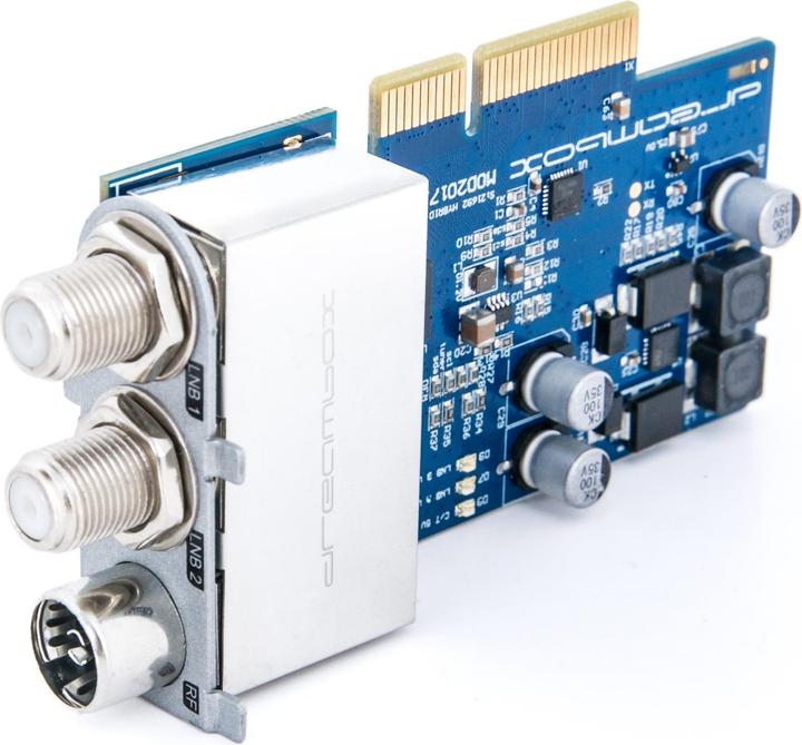 Produktbild Dreambox Triple MultiStream Tuner mit 2 x DVB-S2X-MS & 1 x DVB-C/T2