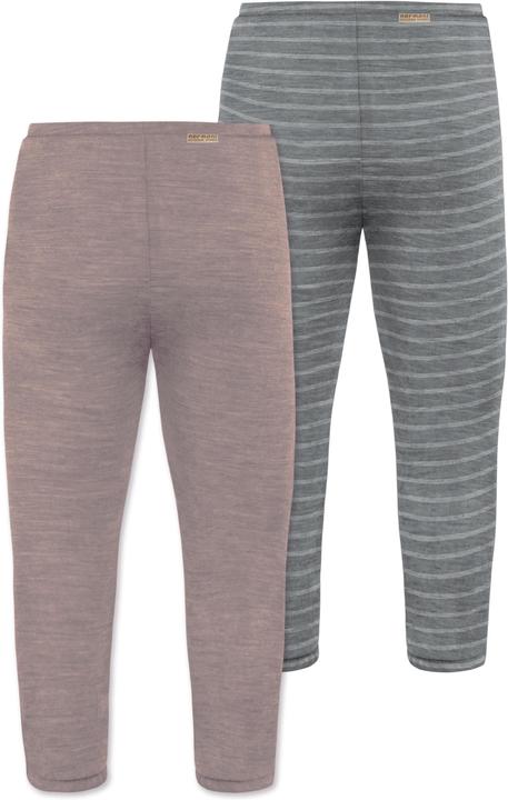 Produktbild Normani 2er Pack Baby Merino Unterhose mit Füssen - 9539 (62)