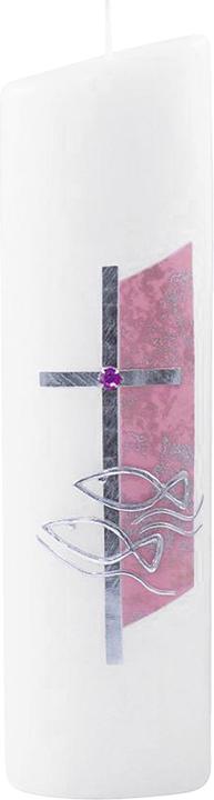 Actual product image Wiedemann Christening Candle Ellipse H24cm Ø6,5 r (1 pcs.)