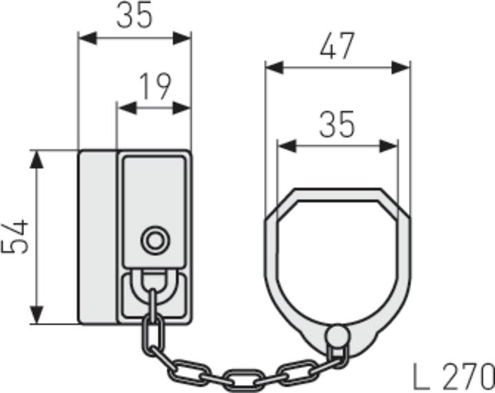 Produktbild Abus Türkette