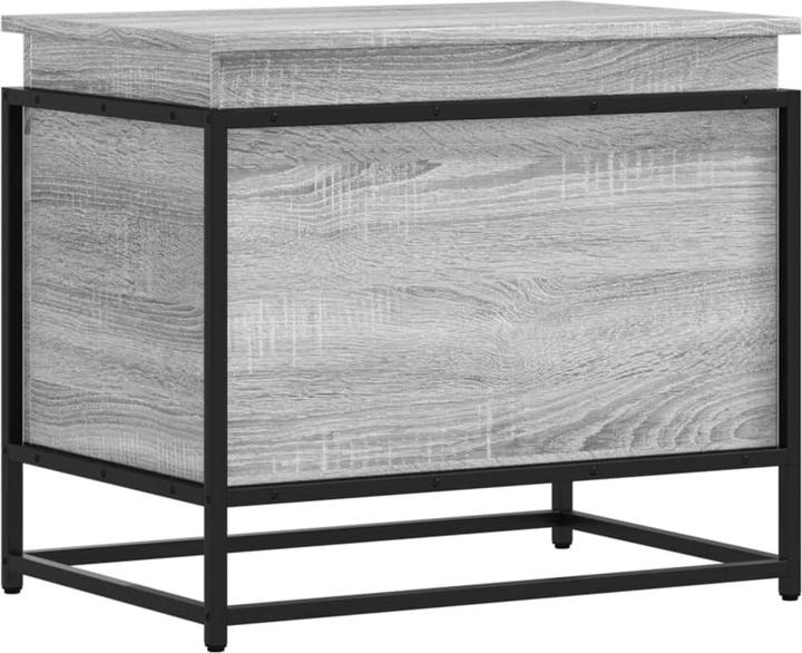 Actual product image VidaXL Storage box lid toy box cushion box cushion box grey Sonoma (123 l)