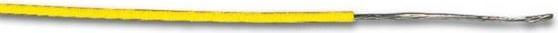 Actual product image Cables HOOK-UP WIRE - ø 1.4 mm - 0.2 mm² - MULTICORE - YELLOW