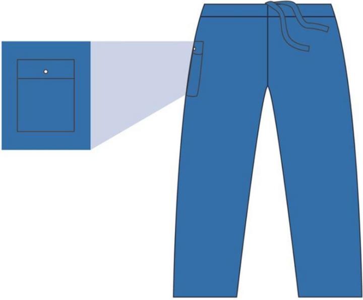 Barrier Scrub Suit Hose S blau (neu) 48 Stk