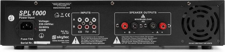Image du produit Skytec Amplificateur de puissance SPL 1000 (Stade final)