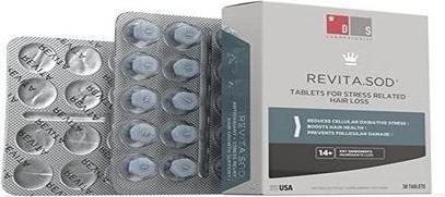 Image du produit DS Laboratories Comprimés antioxydants pour la perte de cheveux due au stress Revita. SOD (Tablets For