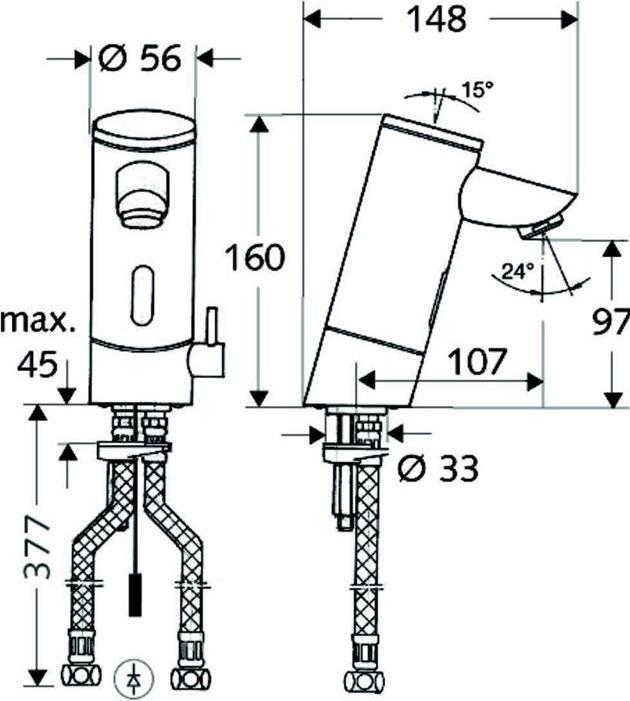 Produktbild Schell Elektronische WT-Armatur PURIS E