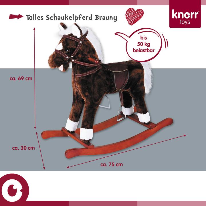 Immagine prodotto Knorrtoys Schaukelpferd "Brauny"
