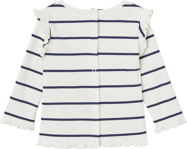 Immagine prodotto Vertbaudet Camicia da bambina a coste con maniche a balze, cotone biologico (68)