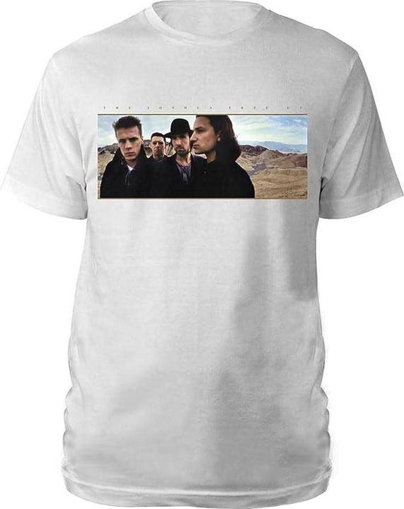 Immagine prodotto U2 Maglietta unisex da adulto con foto di Joshua Tree stampata sul retro (L)