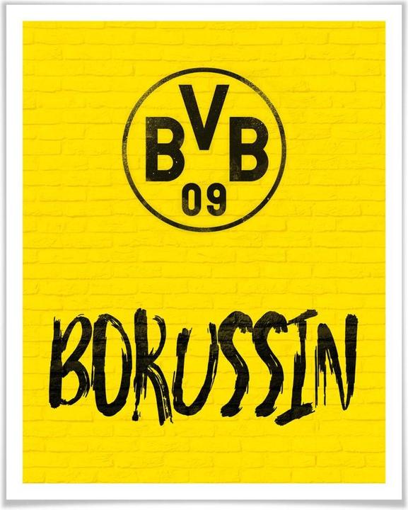 Produktbild Borussia Dortmund BVB Borussin (30 x 40 cm)